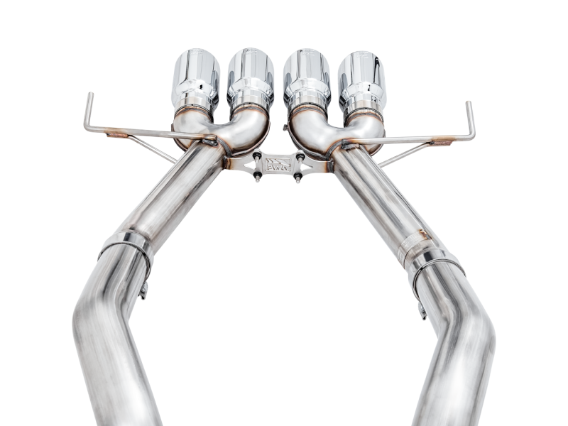 AWE Tuning 14-19 Chevy Corvette C7 Z06/ZR1 (sem AFM) Track Edition Axle-Back Escape com pontas cromadas