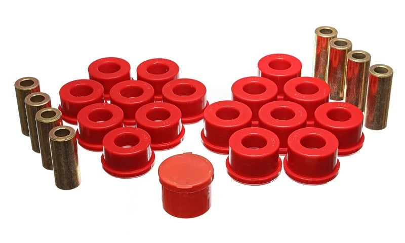 Bujes de brazo de control de suspensión de energía - Trasero - Rojo