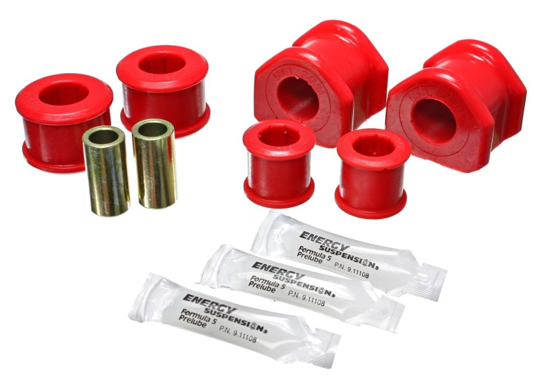 Suspensão Energy 11-13 Ford Mustang Vermelho 24mm Buchas da barra estabilizadora traseira