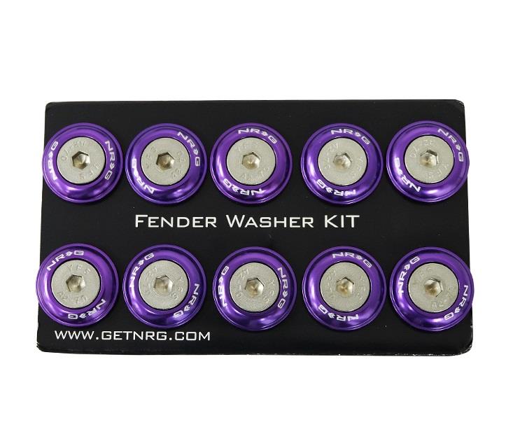 NRG - FENDER WASHER KIT; RIVETS FOR PLASTIC; SET OF 10