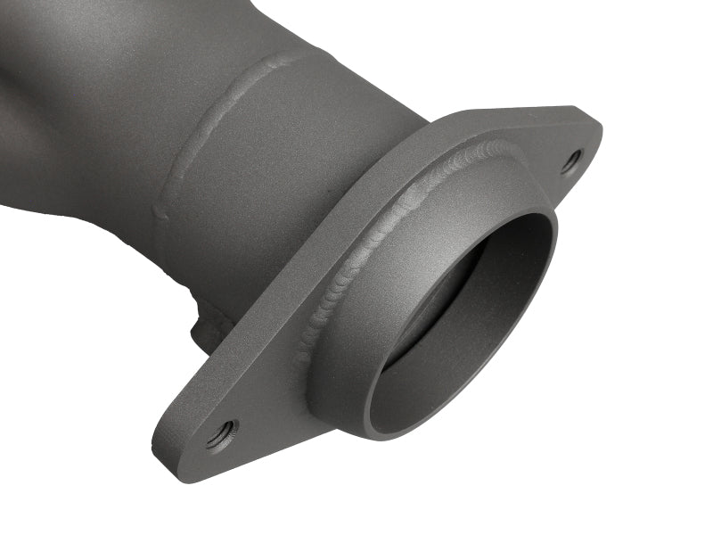 aFe Twisted Steel 304SS Short Header 15-22 Dodge Challenger SC V8-6.2L / 6.4L HEMI Titanium Coating