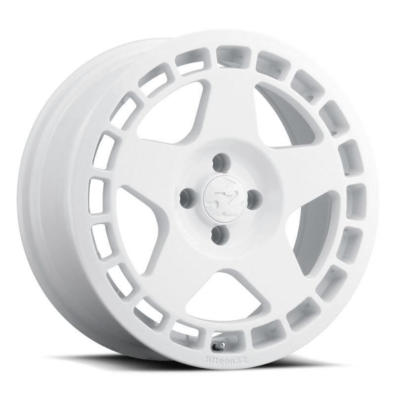 quinze52 Turbomac 17x7.5 4x108 42mm ET 63.4mm Center Bore Rally Roda Branca