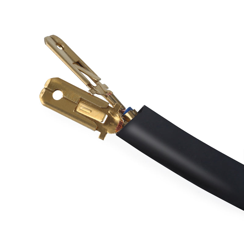Mishimoto universal de 10 pulgadas. Cubierta del ventilador del enfriador de aceite de servicio pesado - Negro microarrugas