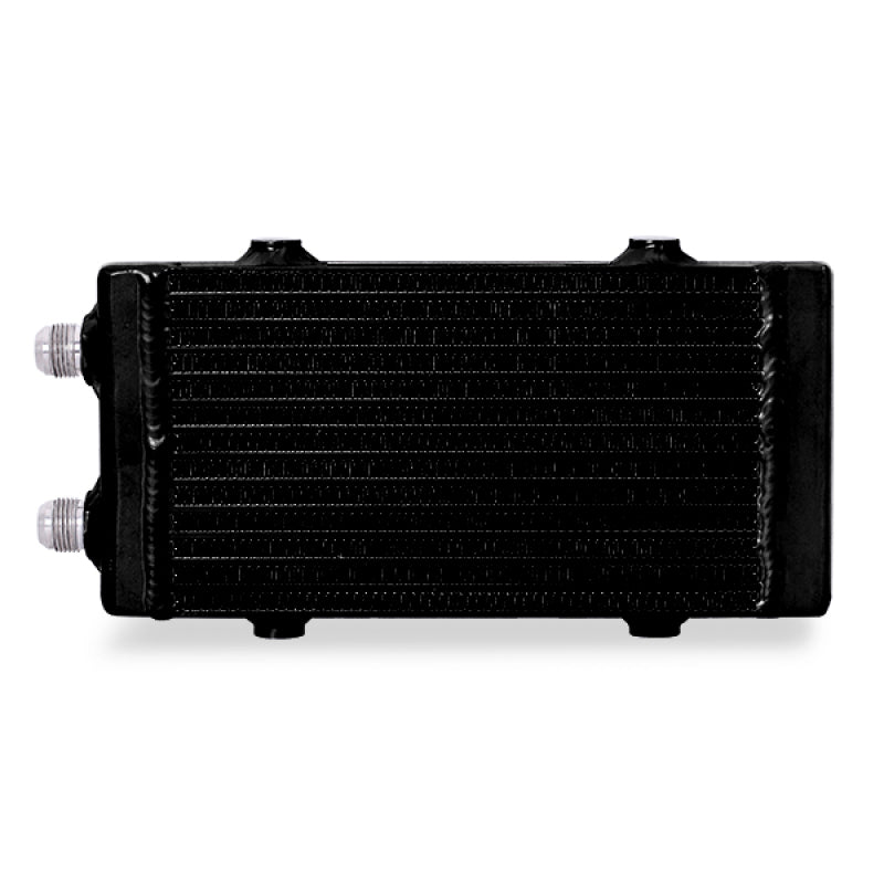 Resfriador de óleo preto com barra e placa pequena universal Mishimoto