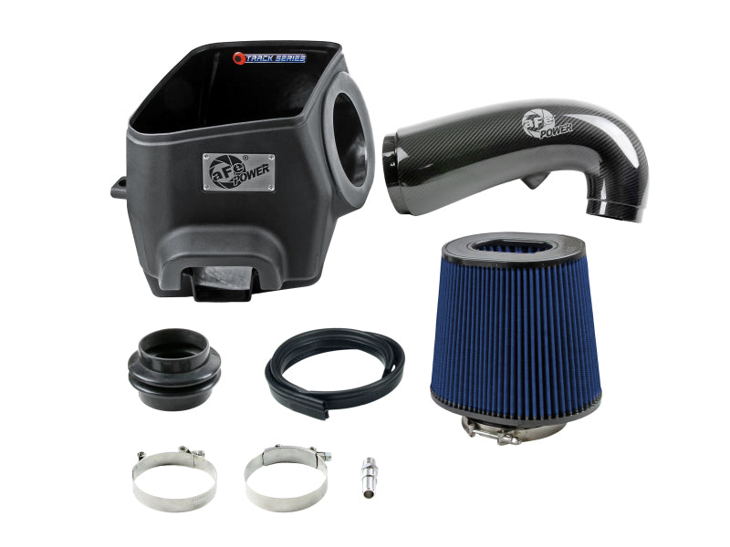 aFe 19-20 Dodge RAM 1500 5.7L Track Series Sistema de admisión de aire frío de fibra de carbono con filtro Pro 5R