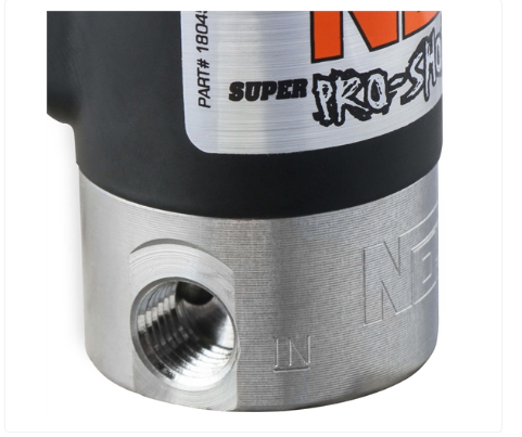 Nitrous Oxide System - NOS Super Pro-Shot Nitrous Solenoid Black Finish (18045BNOS)