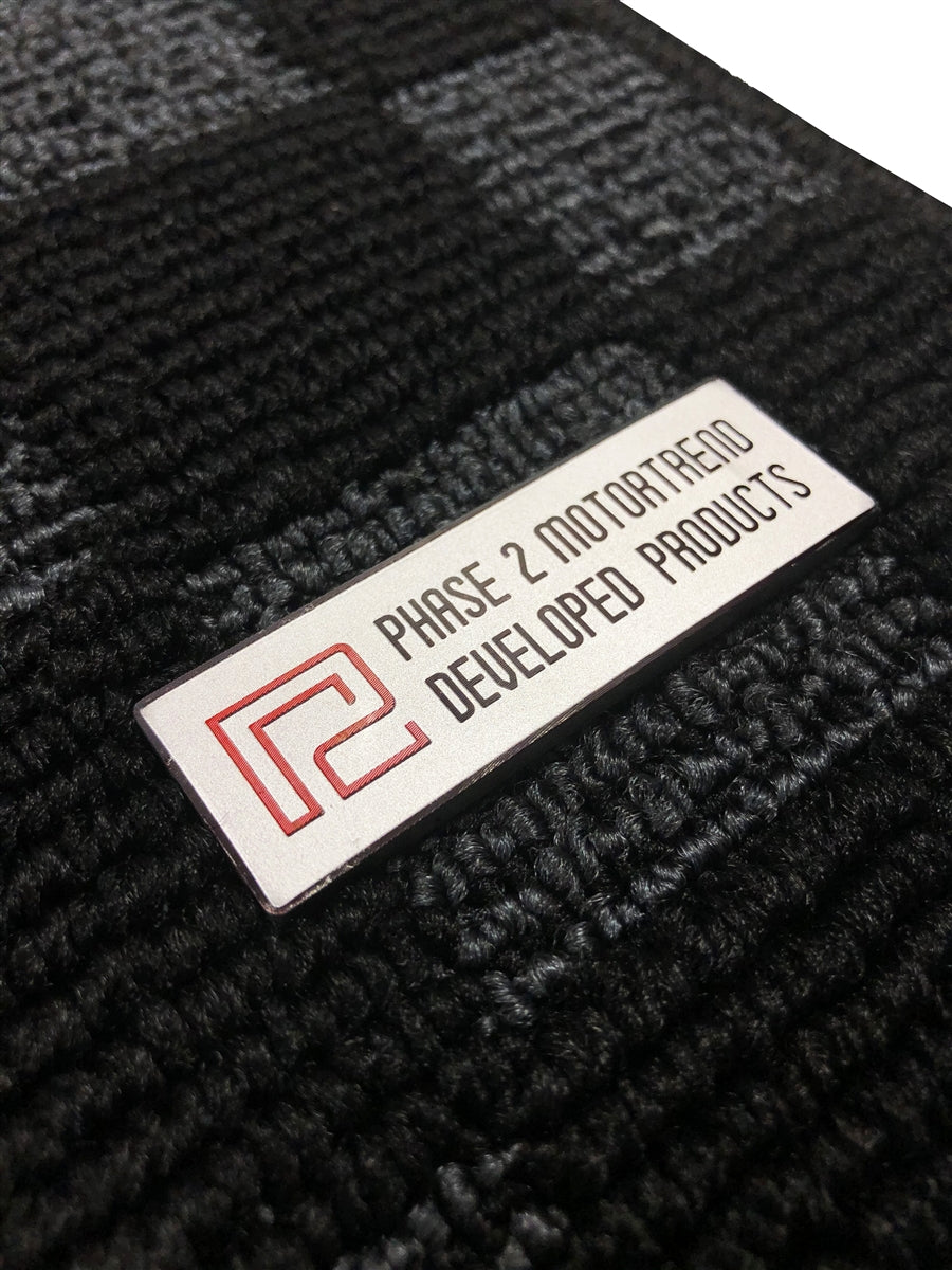 P2M - MAZDA RX-8 RACE FLOOR MATS (FRONT/REAR) : DARK GREY (P2-CPTMZRX8DG-TP)