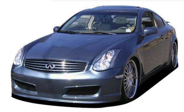 KBD - Infiniti G35 2DR Coupe 2003-2007 Nismo Style 1 Piece Polyurethane Front Bumper (37-2213)