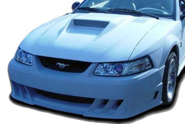 KBD - Ford Mustang 1999-2004 Demon Style 1 Piece Polyurethane Front Bumper (37-2245)