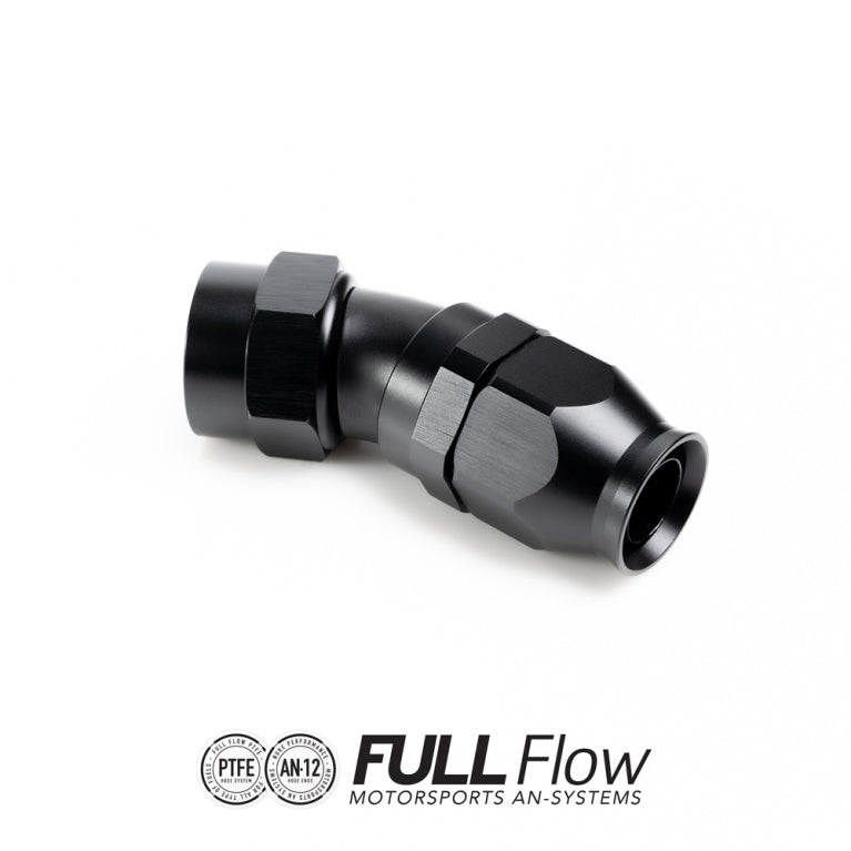 Nuke Performance - Encaixe final de mangueira de PTFE de alto fluxo 30 graus