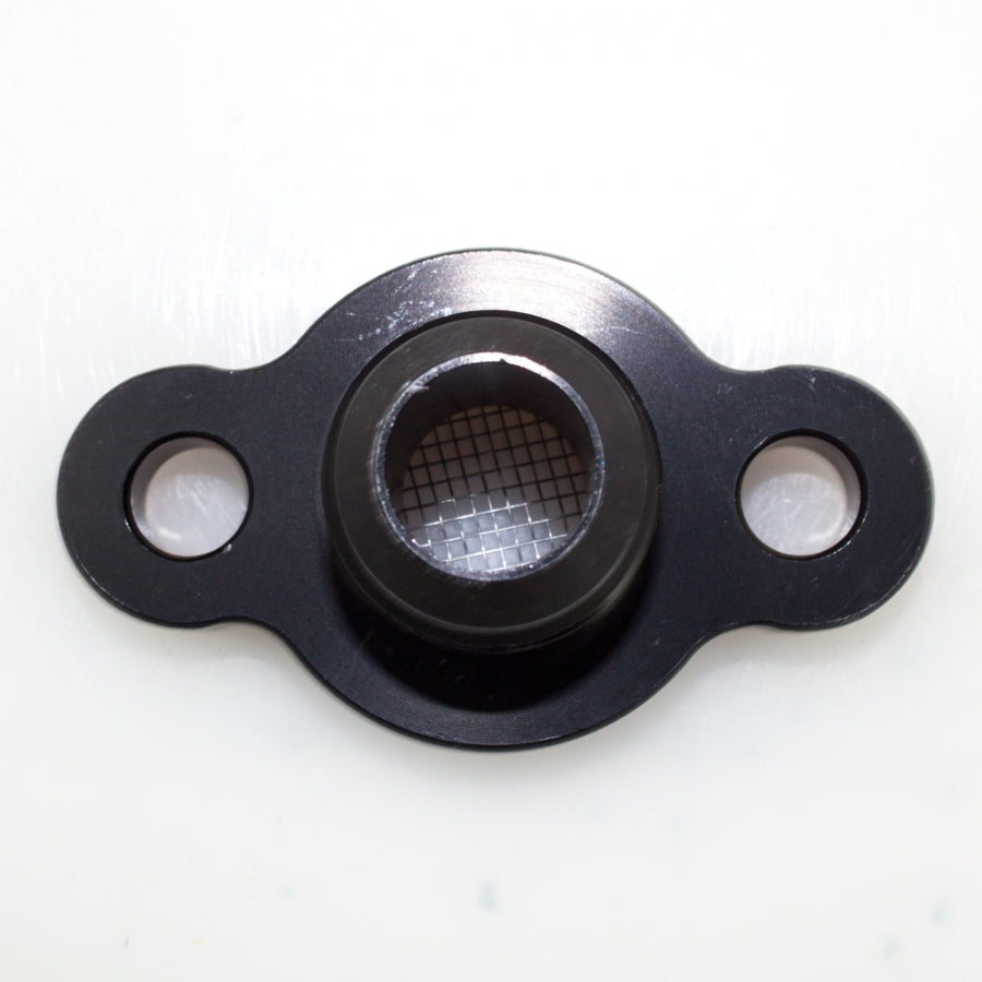 Precision Turbo - 12AN Large Oil Drain Flange W/Screen