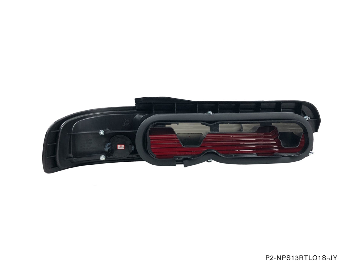 P2M - NISSAN S13 SILVIA 2PCS SMOKED REAR TAIL LIGHT KIT (P2-NPS13RTL01S-JY)
