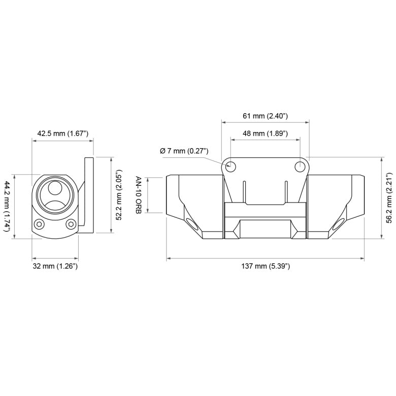 Nuke Performance - Adaptador de sensor de combustível flexível de fluxo total (310-03-201)