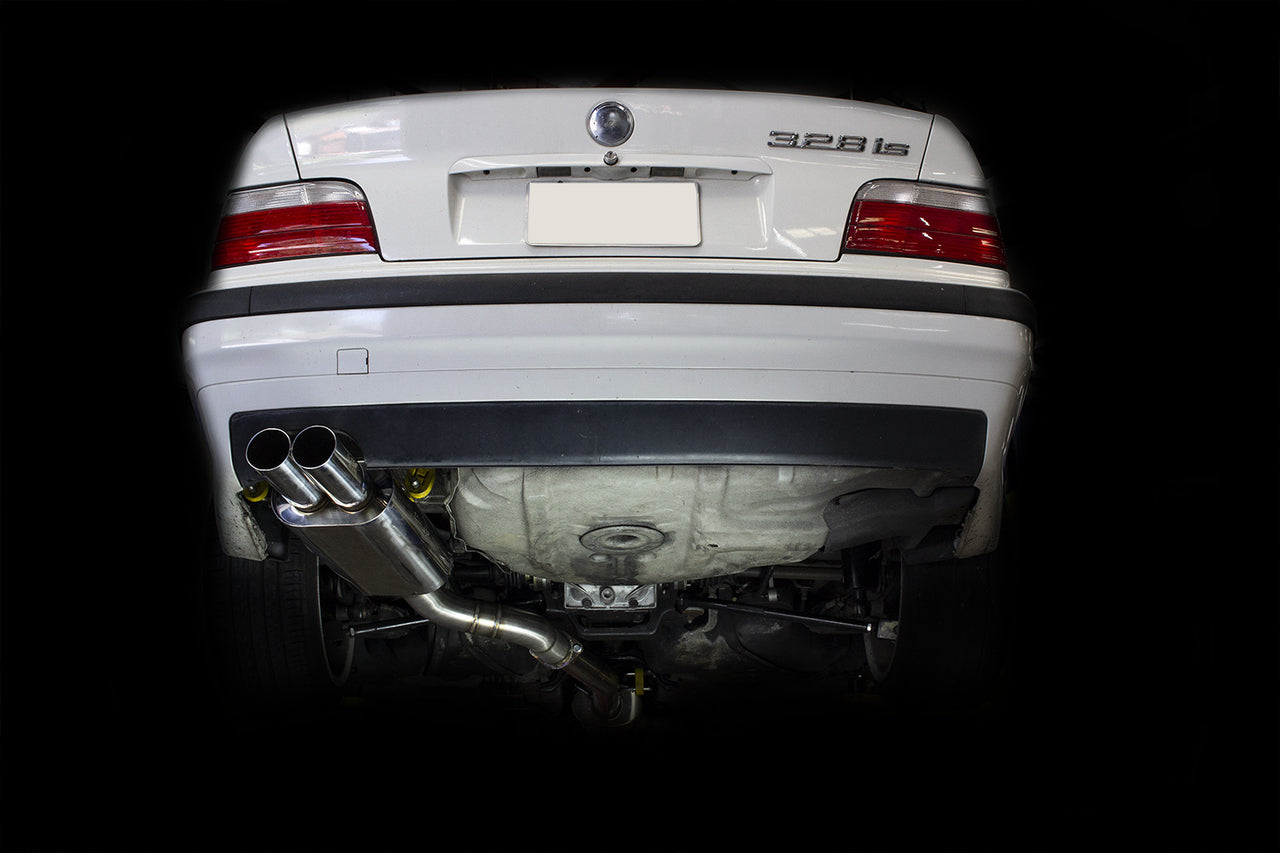 ISR Performance - SERIES II - MBSE Resonated Modular Cat back exhaust system - BMW E36 (IS-S2MBSER-E36)