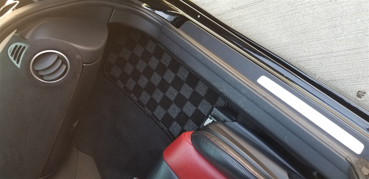 P2M - MAZDA RX-8 RACE FLOOR MATS (FRONT/REAR) : DARK GREY (P2-CPTMZRX8DG-TP)