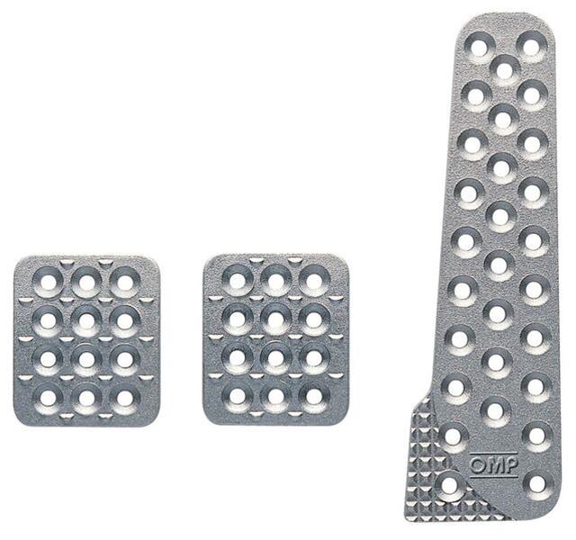 OMP - SET 3 PEDAL SAND-BLASTED ALUMINUM (OA/1020)
