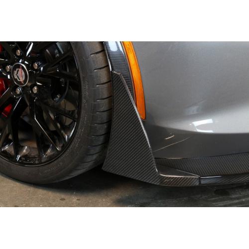 APR Performance - Chevrolet Corvette C7 Z06 Front Bumper Canards and Spats 2015-Up (AB-207012)