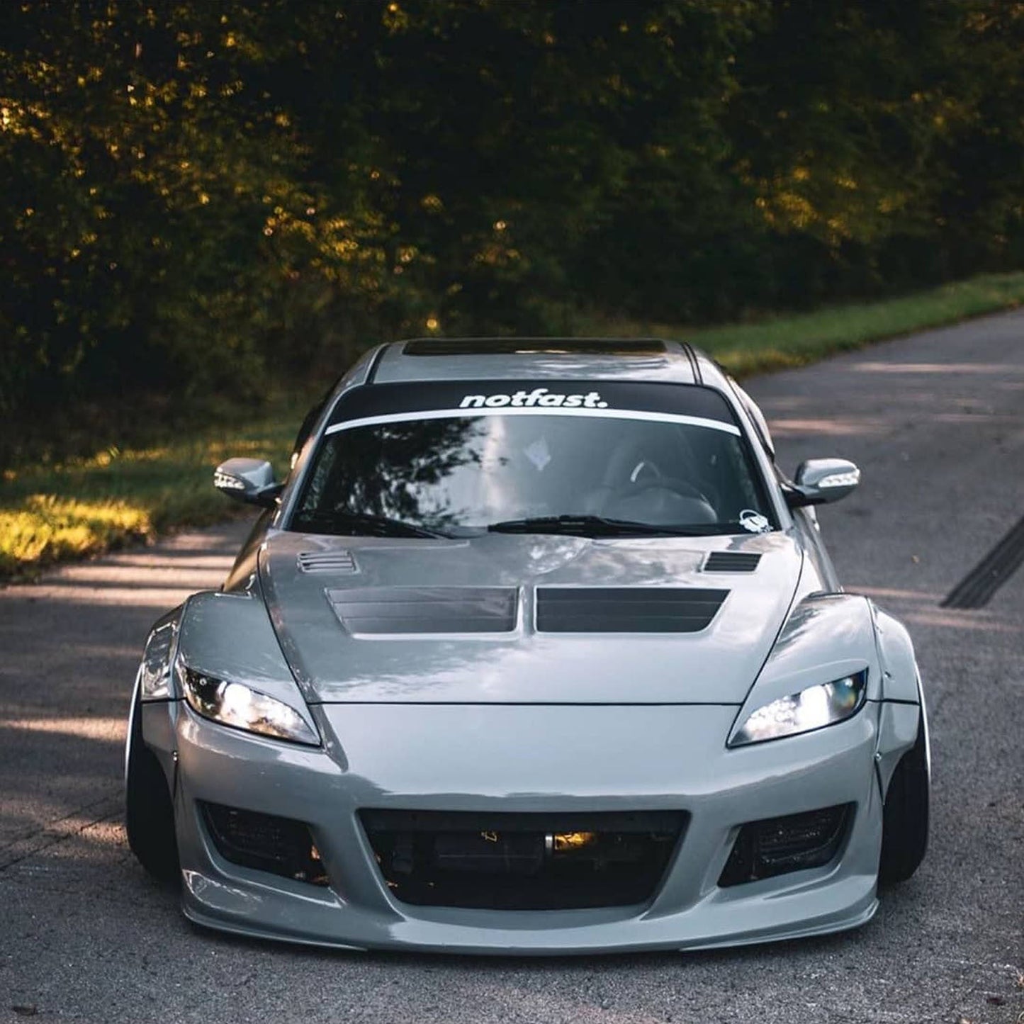 KBD - Mazda RX8 2004-2008 MS Style 1 Piece Polyurethane Front Bumper (37-2075)