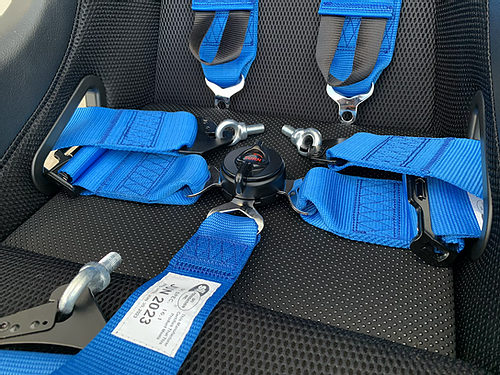 BridgeMoto - SFI 2+3 Inch 5 Point Harness