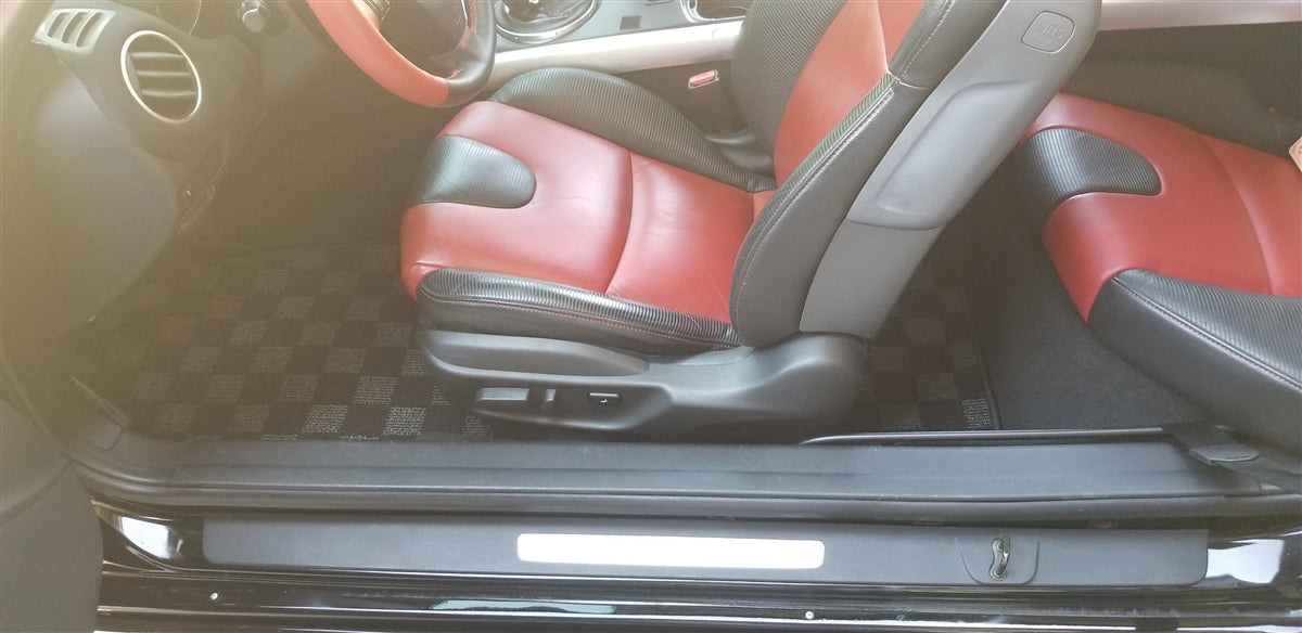 P2M - MAZDA RX-8 RACE FLOOR MATS (FRONT/REAR) : DARK GREY (P2-CPTMZRX8DG-TP)