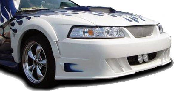 KBD - Ford Mustang 1999-2004 Demon Style 1 Piece Polyurethane Front Bumper (37-2245)