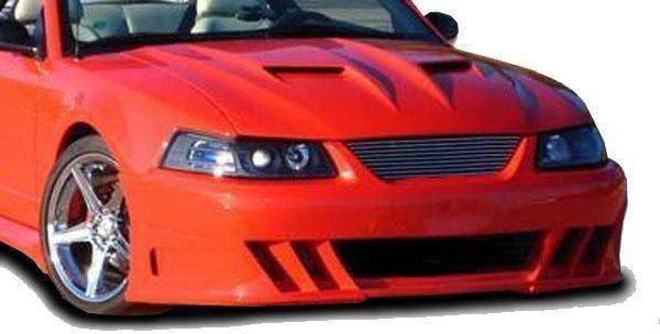 KBD - Ford Mustang 1999-2004 Demon Style 1 Piece Polyurethane Front Bumper (37-2245)