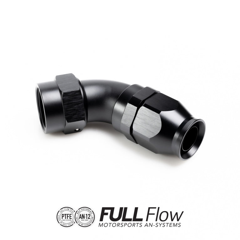 Nuke Performance - Encaixe final de mangueira de PTFE de alto fluxo 60 graus