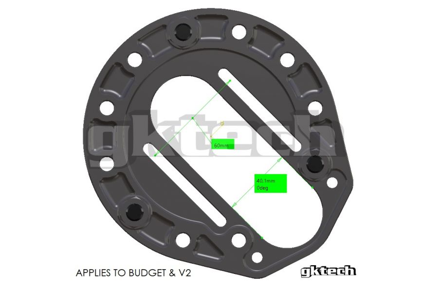 GKTech - 240SX OFFSET STRUT TOPS