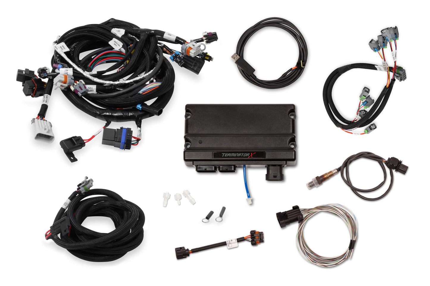 Holley - TERMINATOR X 24X/1X EV6 LS MPFI KIT - WITHOUT 3.5" HANDHELD (550-909T)