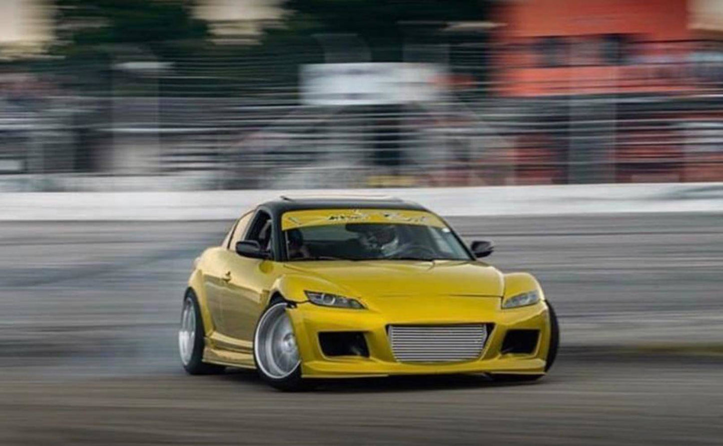 KBD - Mazda RX8 2004-2008 MS Style 1 Piece Polyurethane Front Bumper (37-2075)