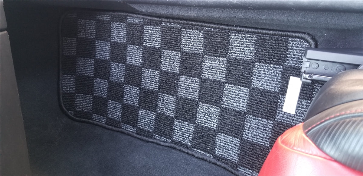 P2M - MAZDA RX-8 RACE FLOOR MATS (FRONT/REAR) : DARK GREY (P2-CPTMZRX8DG-TP)