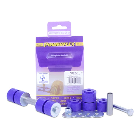 Powerflex USA - Buje de varilla de enlace de barra estabilizadora trasera BMW E21