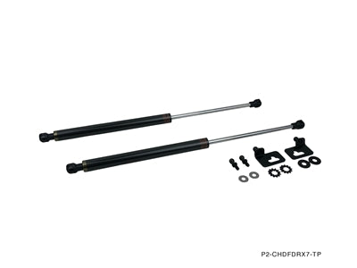 P2M - MAZDA RX-7 FD3S 1993-97 AMORTECEDOR DO CAPOT DO MOTOR DE CARBONO (P2-CHDFDRX7-TP)