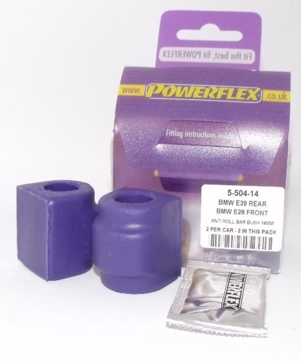 Powerflex USA - BMW E24 / E28 / E39 / Z3 Bucha da barra estabilizadora dianteira - 14 mm