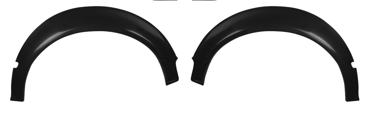 HARD Motorsport - BMW E46 Sedan M3-Style Motorsport Fender Flares - FRONT SET (E46FLARE4D.FRONT)