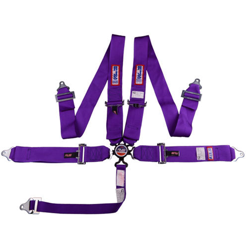 RJS Racing Equipment - 5-Point Cam-Lock Racing Harness Purple