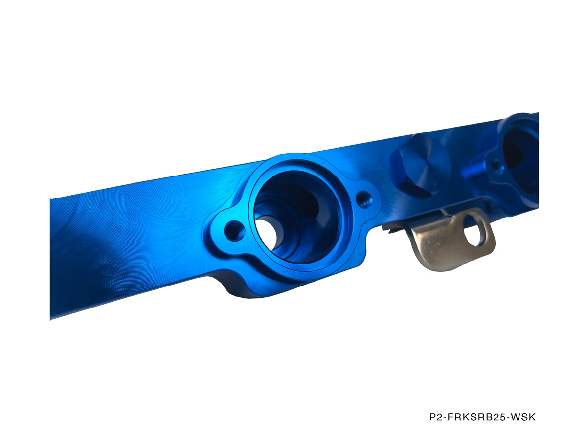 P2M - NISSAN RB25DET BILLET ALUMINUM FUEL RAIL KIT - SIDE FEED (P2-FRKSRB25-WSK)