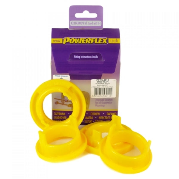 Powerflex USA - BMW E46 Série 3 / E46 M3 / X3 / Z4 Inserções da bucha traseira do subquadro traseiro