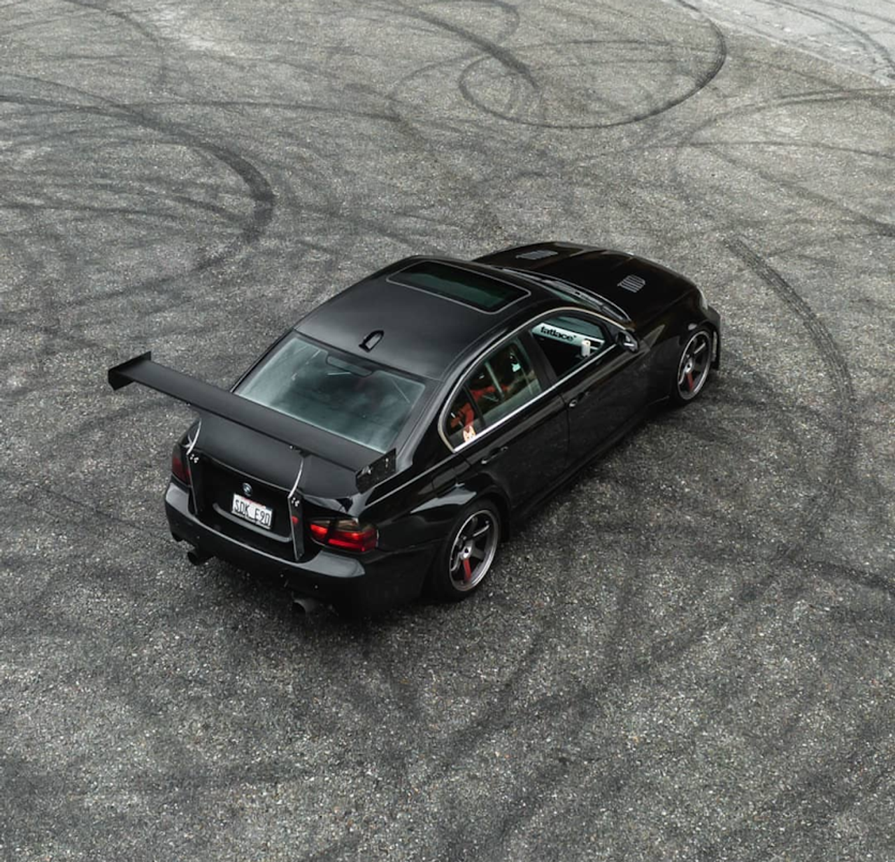 HARD Motorsport - BMW E90 Chassis-Mount Spoiler Upright Kit (E90UPRIGHT)