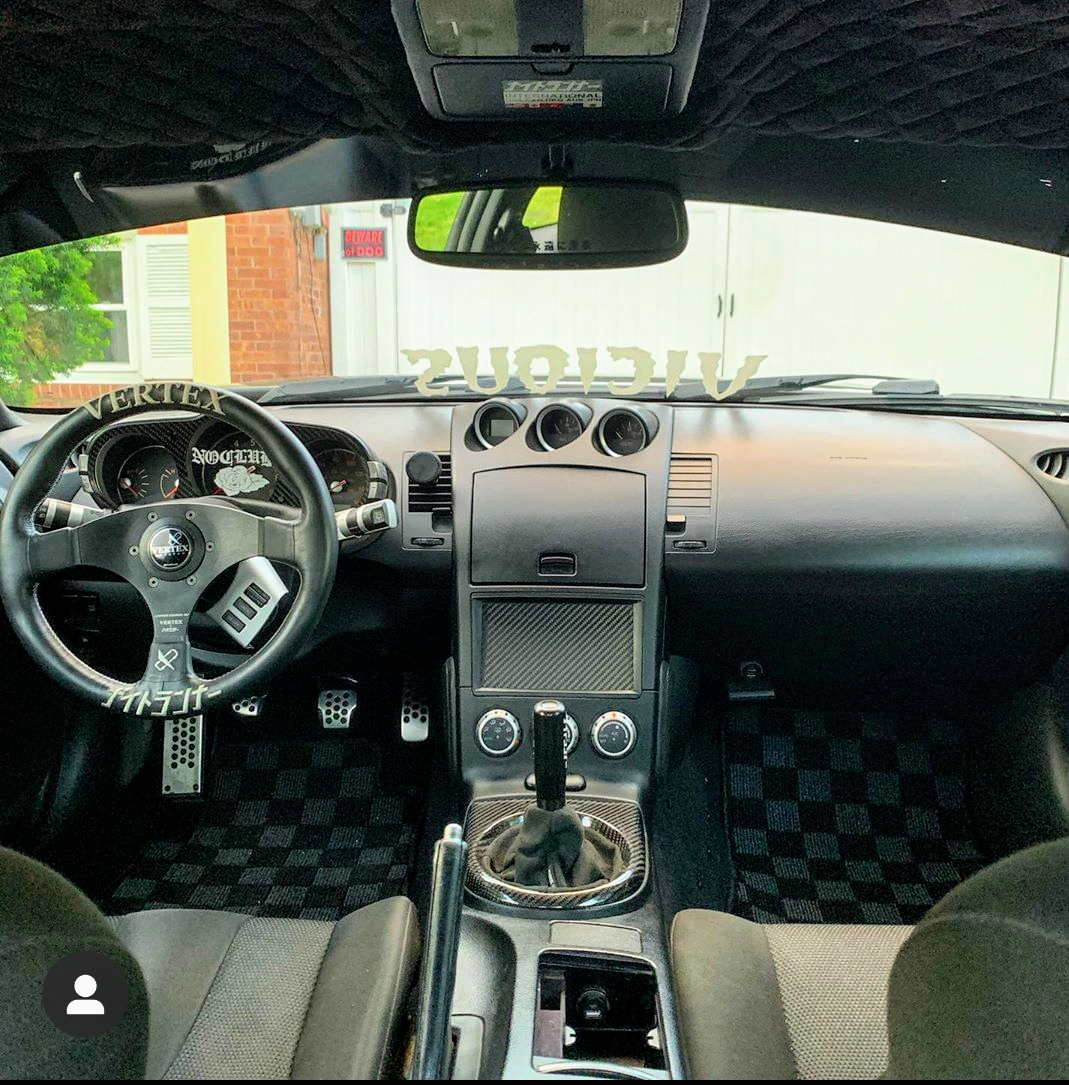 P2M - NISSAN Z33 350Z RACE FLOOR MATS : DARK GREY (P2-CPT350ZDG-TP)