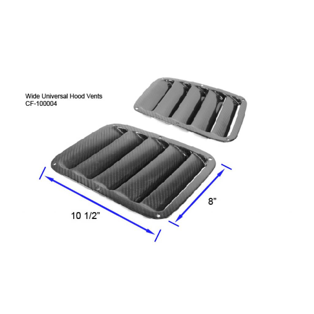 APR Performance - Universal Hood Vents Wide (pair) (CF-100004)