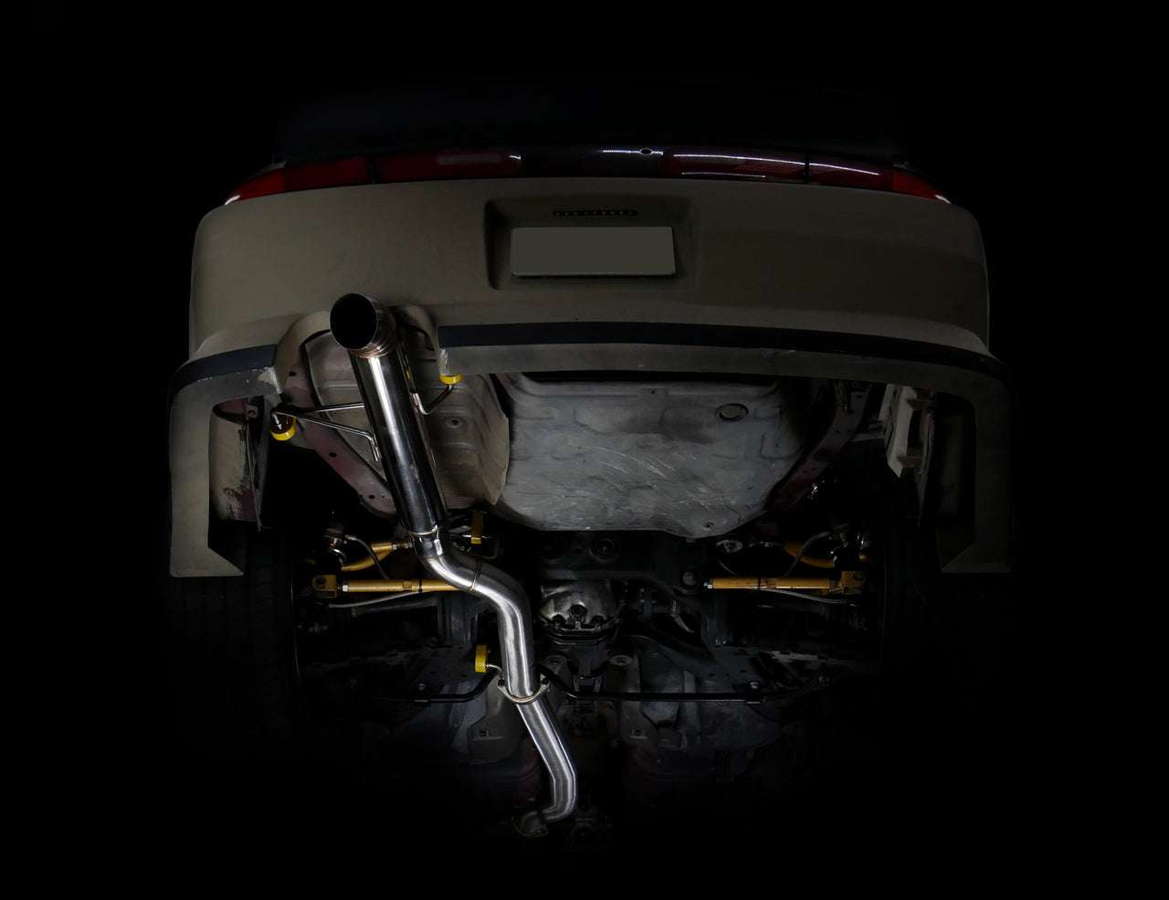 Desempenho ISR - Sistema de exaustão de tubo de explosão de ponta única Série II EP -Sem ressonância- Nissan 240sx 95-98 (S14) (IS-S2EPSNR-S14)