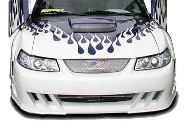 KBD - Ford Mustang 1999-2004 Demon Style 1 Piece Polyurethane Front Bumper (37-2245)