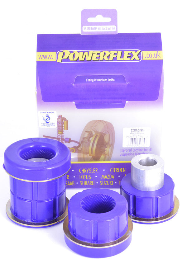 Powerflex USA - BMW E9X M3, E8X, E9X, F3X Serie 3 y buje delantero del subchasis trasero xDrive