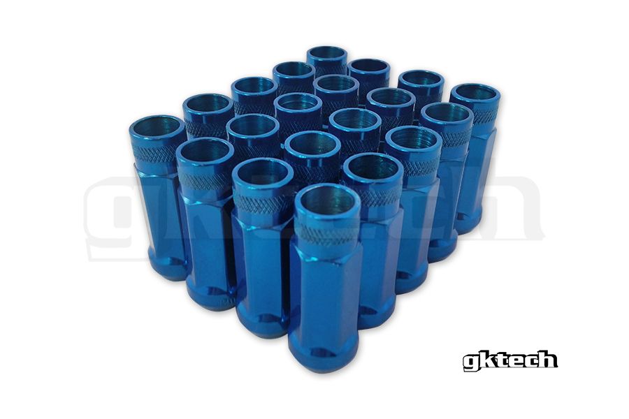 GKTech - BLUE - OPEN ENDED LUG NUTS (PACK OF 20)