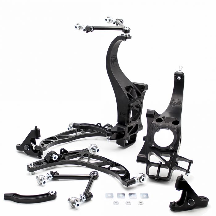WiseFab - Nissan R35 GT-R Front Suspension Drop Knuckle Kit