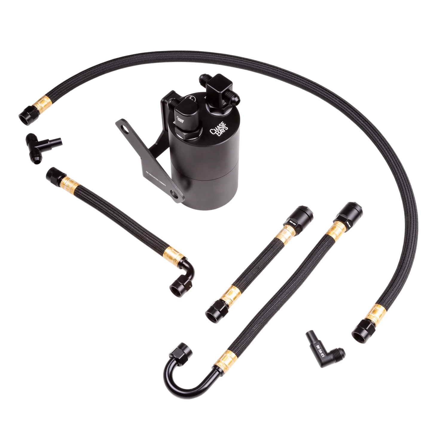 Chase Bays - Oil Catch Can Kit for GM LS2 / LS3 / LS7 (CB-LS-OILCATCH2)