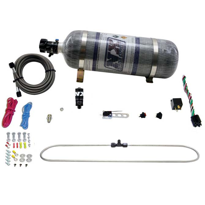 Kit Nitrous Express N-tercooler com garrafa composta de 12 lb. (20000-12)