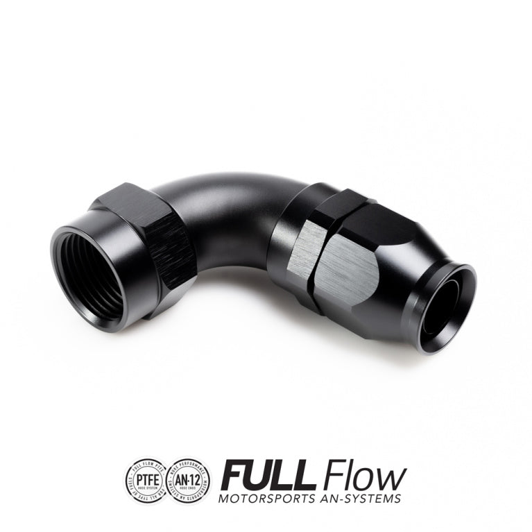 Nuke Performance - Encaixe de Extremidade de Mangueira de PTFE de Alto Fluxo 90 Graus