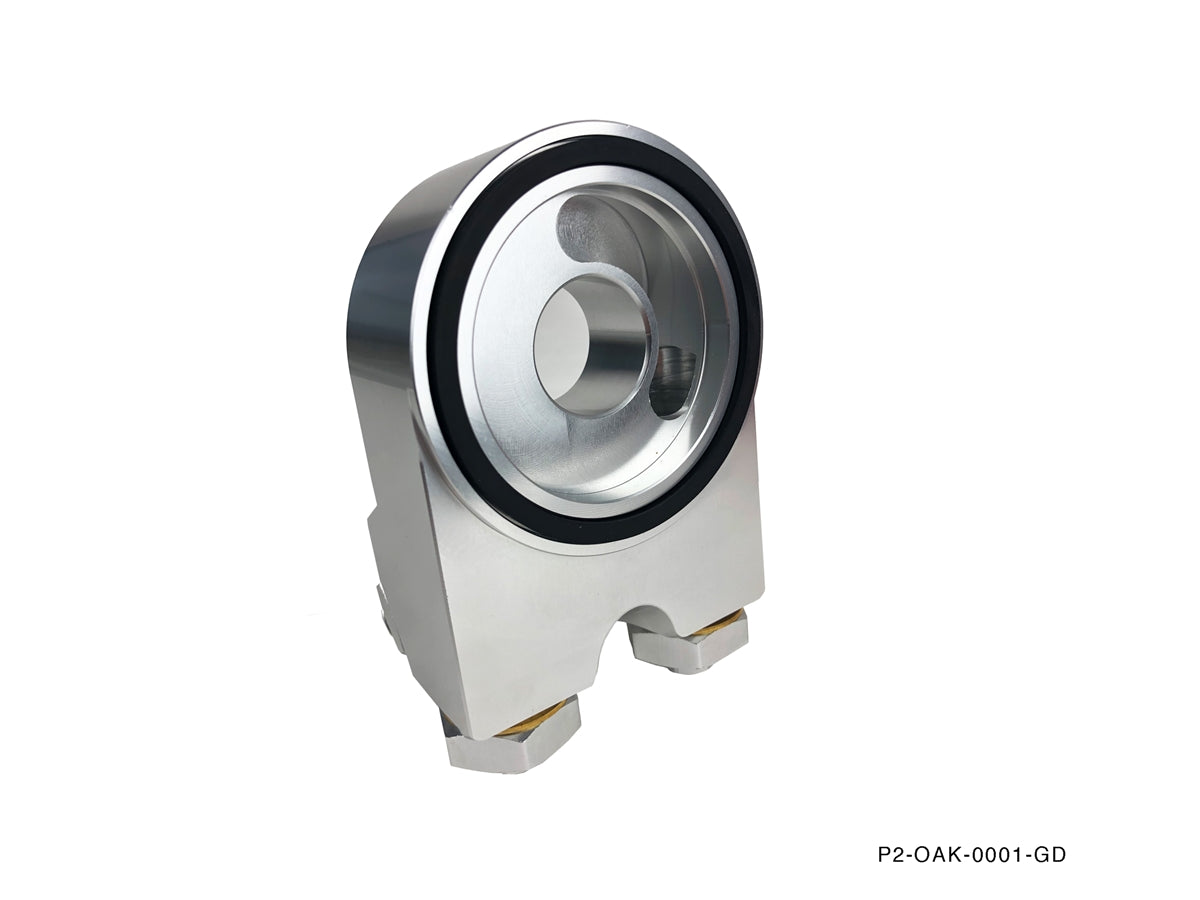 P2M - ADAPTADOR DE BLOCO DE FILTRO DE ÓLEO ANGULAR (P2-AOB0001-GD)